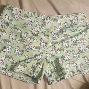 UNICORN NWOT IAB compression shorts active wear
